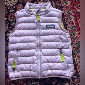 2T Patagonia Kids' Light Pink Puffer Vest